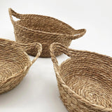Cesti intrecciati in fibra naturale St. Barth set da 3 - OrchideaMilano1981