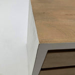 Comodino in legno massello Acqua 55 cm - OrchideaMilano1981