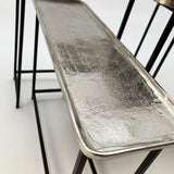 Consolle moderne in alluminio e ferro Modern Style set di 3 - OrchideaMilano1981