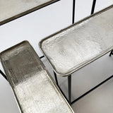 Consolle moderne in alluminio e ferro Modern Style set di 3 - OrchideaMilano1981