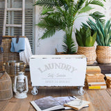 Cassetta con ruote in legno Country Living - OrchideaMilano1981