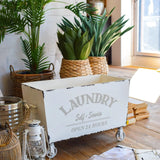 Cassetta con ruote in legno Country Living - OrchideaMilano1981
