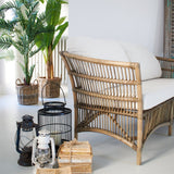 Divano 2 posti in kubu con cuscini St. Kitts 150 cm - OrchideaMilano1981