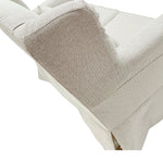 Divano 2 posti in tessuto sfoderabile White and Beige 130 cm - OrchideaMilano1981