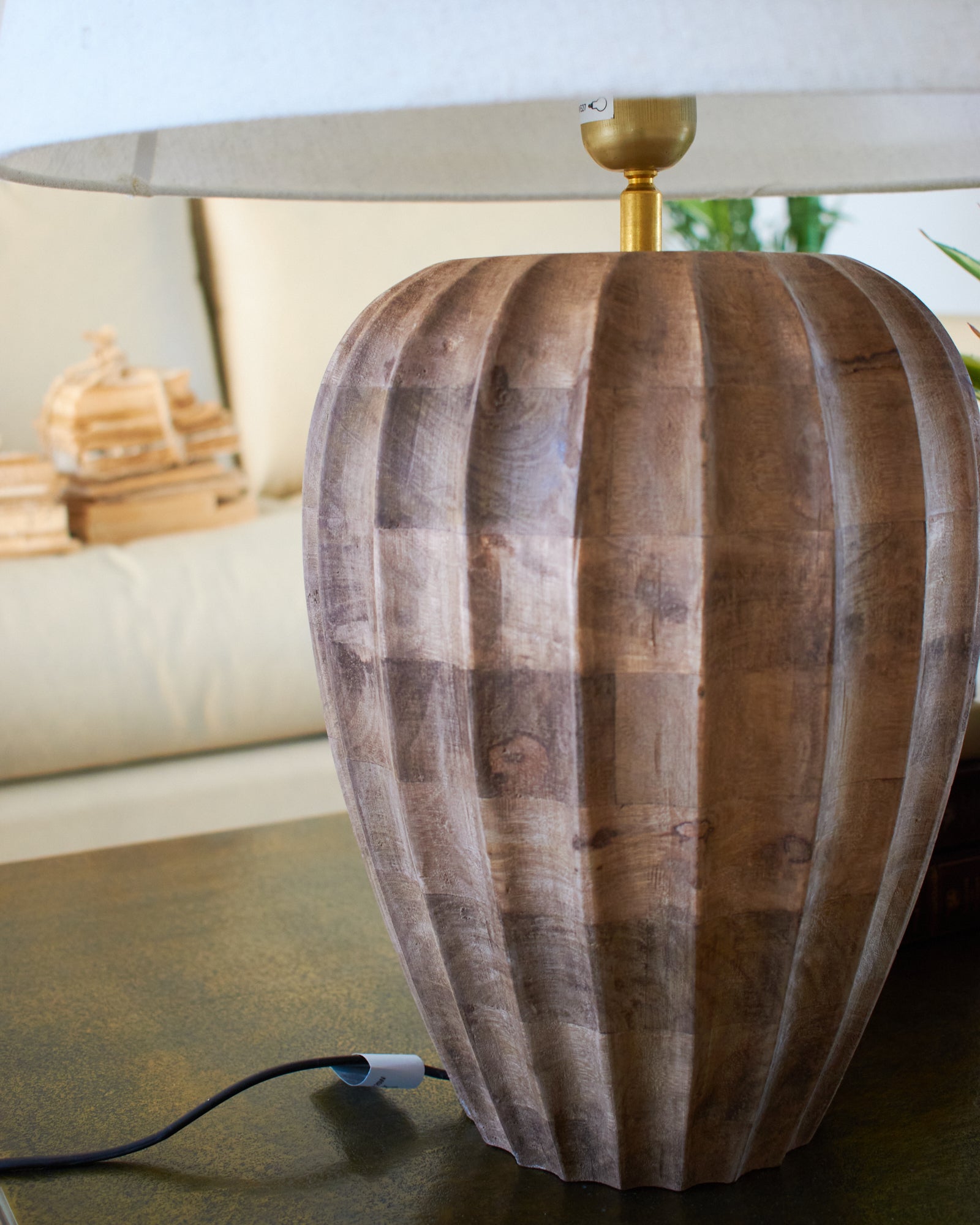 Lampada da tavolo in legno Granada - OrchideaMilano1981