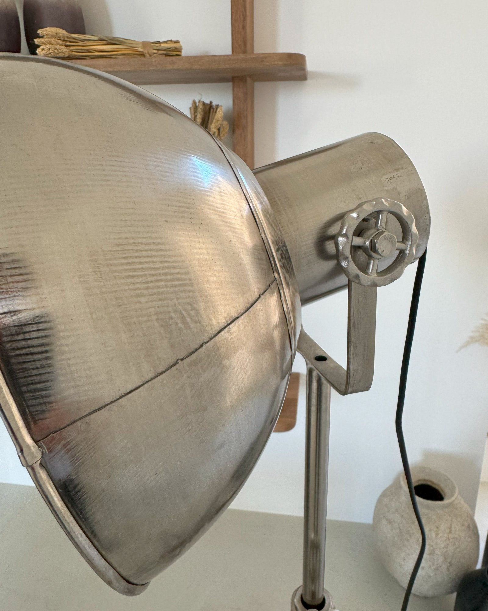 Lampada da terra in ferro Silver Antique - OrchideaMilano1981