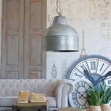 Lampadario in stile industriale in ferro Rabat - OrchideaMilano1981