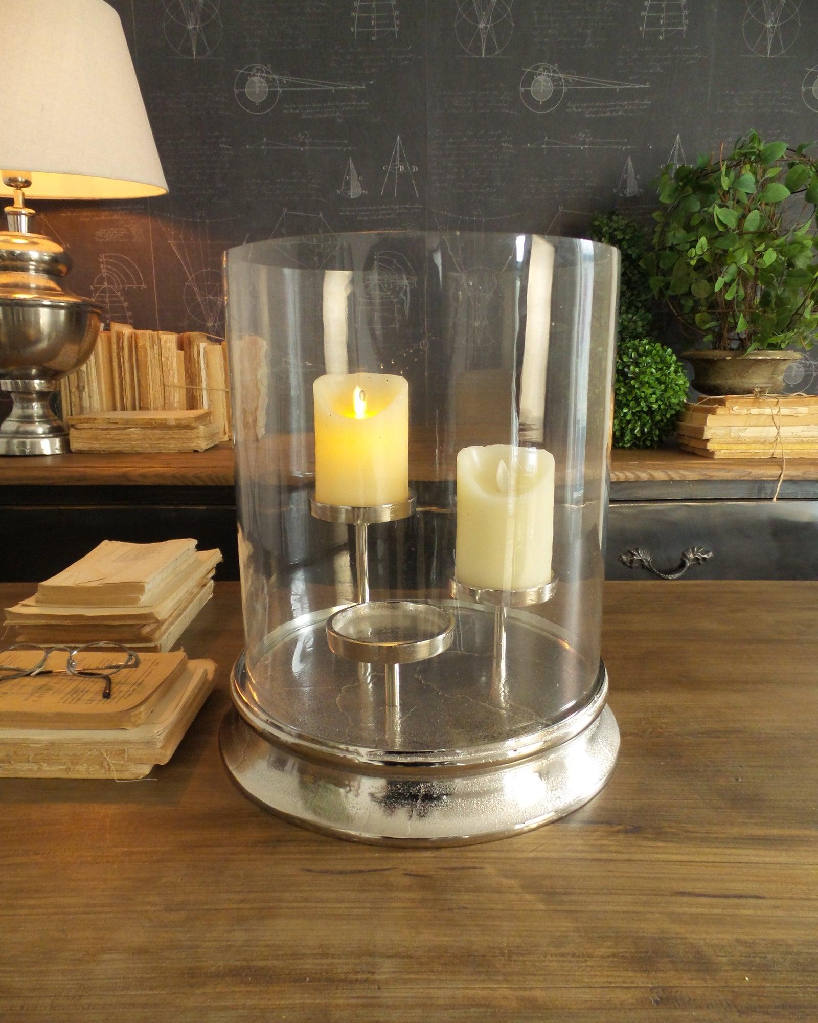 Lanterna portacandele in fusione di alluminio Luxury Home - OrchideaMilano1981