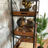 Libreria in ferro e legno Industrial Big 92 cm - OrchideaMilano1981