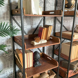 Libreria in ferro e legno Industrial Small 55 cm - OrchideaMilano1981