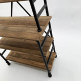 Libreria industriale in legno e ferro Boulangerie 115 cm - OrchideaMilano1981