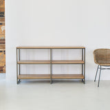 Libreria in legno e ferro Skyline 150 cm - OrchideaMilano1981