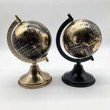 Mappamondi decorativi con base in metallo Golden Age set da 6 - OrchideaMilano1981