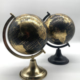 Mappamondi decorativi con base in metallo Golden Age set da 2 - OrchideaMilano1981