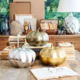 Zucche decorative in fusione di alluminio Autumn Vibes set da 3 - OrchideaMilano1981