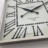 Orologio da parete in alluminio cromato Grand Central - OrchideaMilano1981