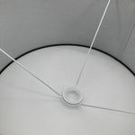 Paralume impero in tessuto Dark Grey 50 cm set di 4 - OrchideaMilano1981