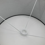 Paralume impero in tessuto Dark Grey 50 cm set di 4 - OrchideaMilano1981