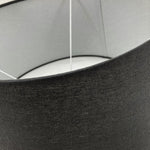 Paralume impero in tessuto Dark Grey 50 cm set di 4 - OrchideaMilano1981
