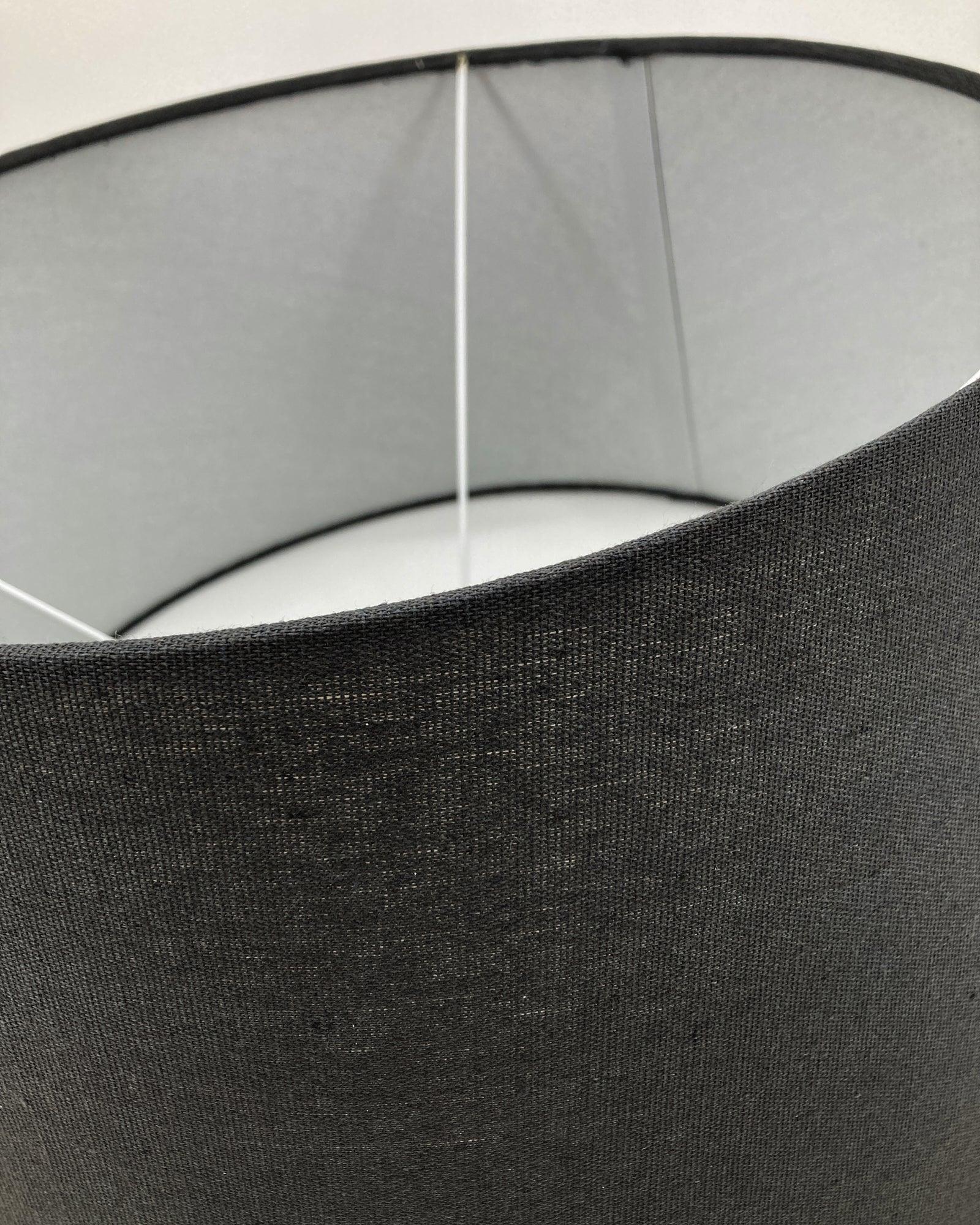 Paralume impero in tessuto Dark Grey 50 cm set di 4 - OrchideaMilano1981