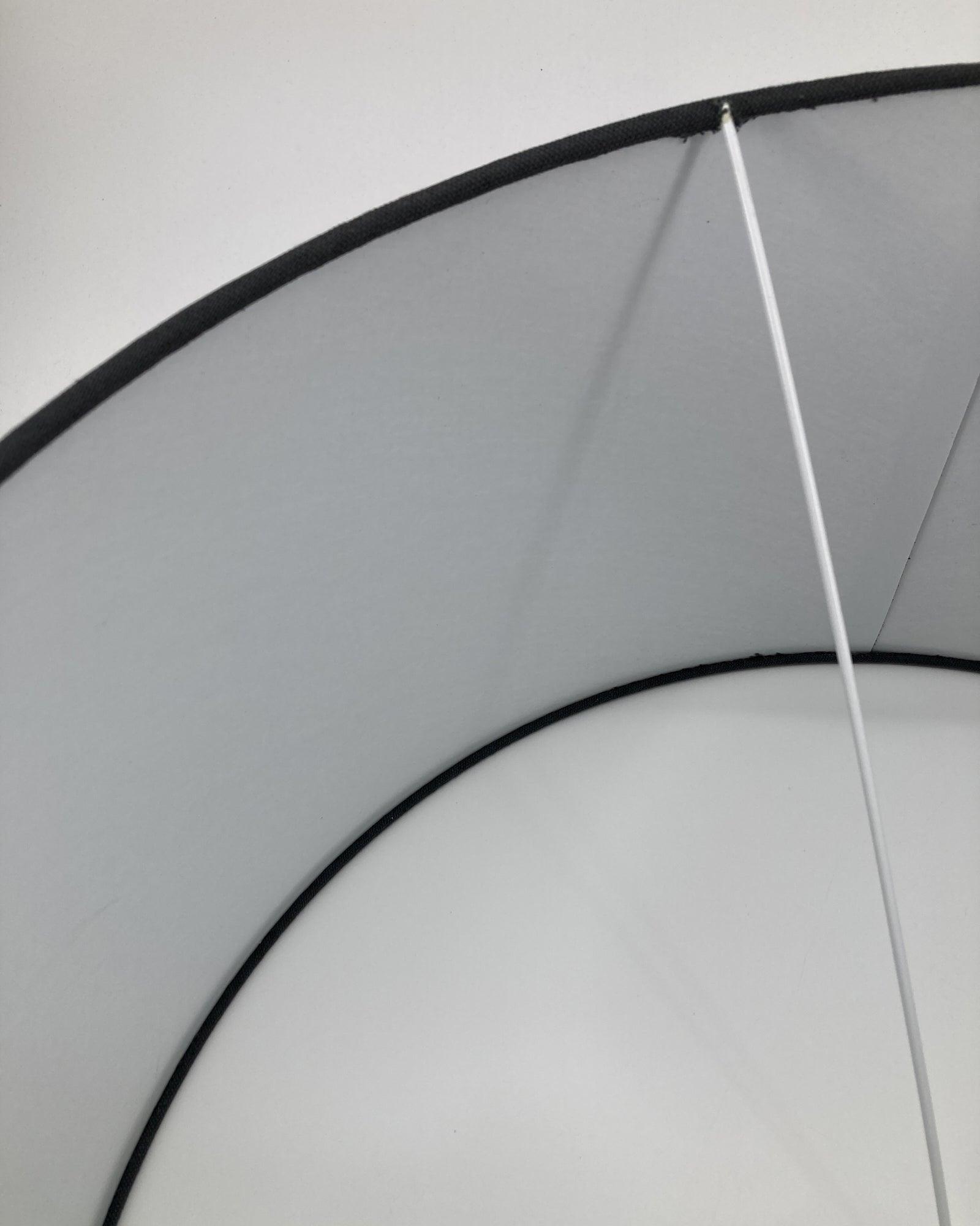 Paralume impero in tessuto Dark Grey 55 cm set di 4 - OrchideaMilano1981