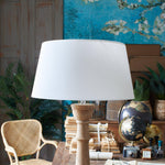 Paralume impero in tessuto White 50 cm set di 4 - OrchideaMilano1981