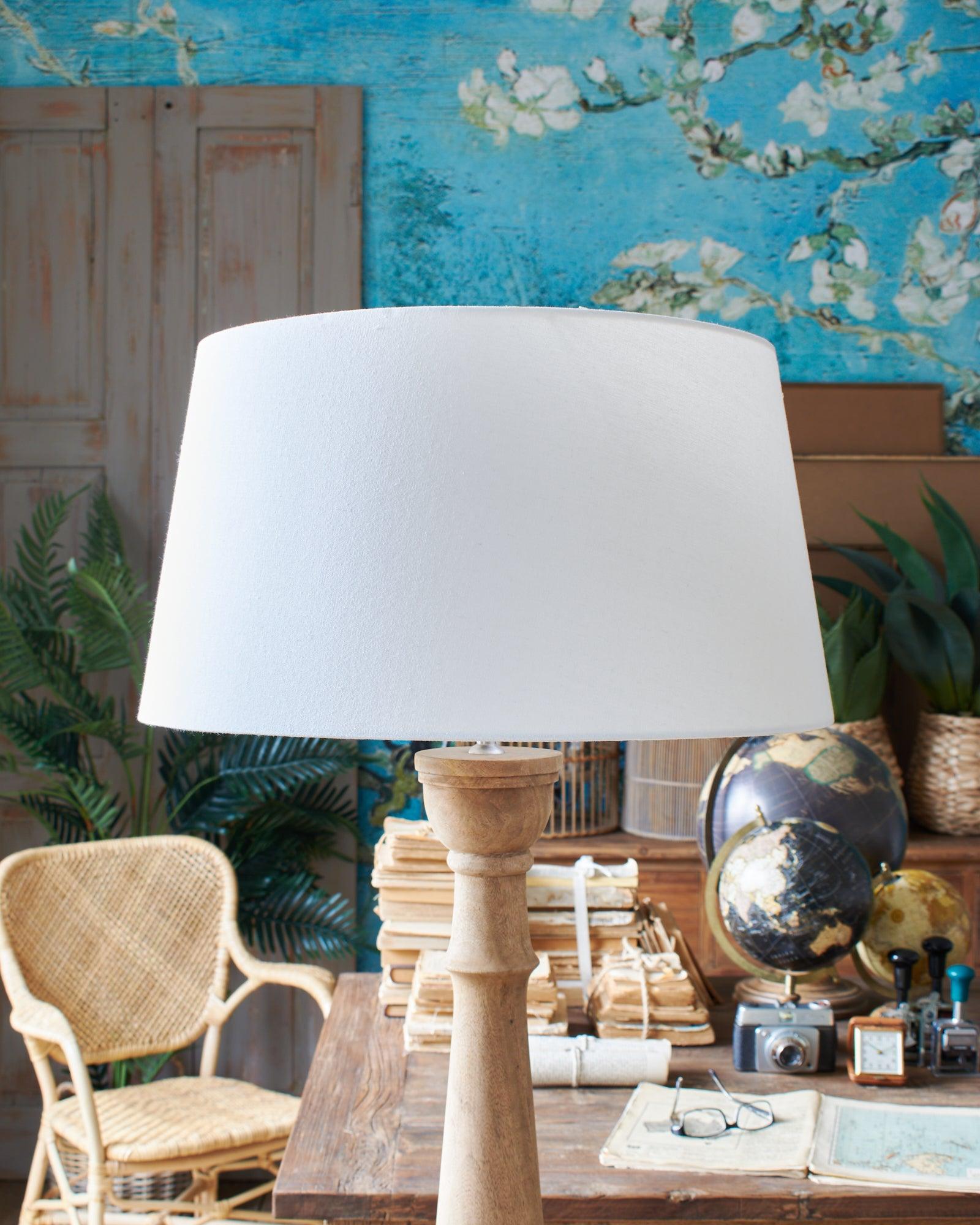 Paralume impero in tessuto White 55 cm set di 4 - OrchideaMilano1981