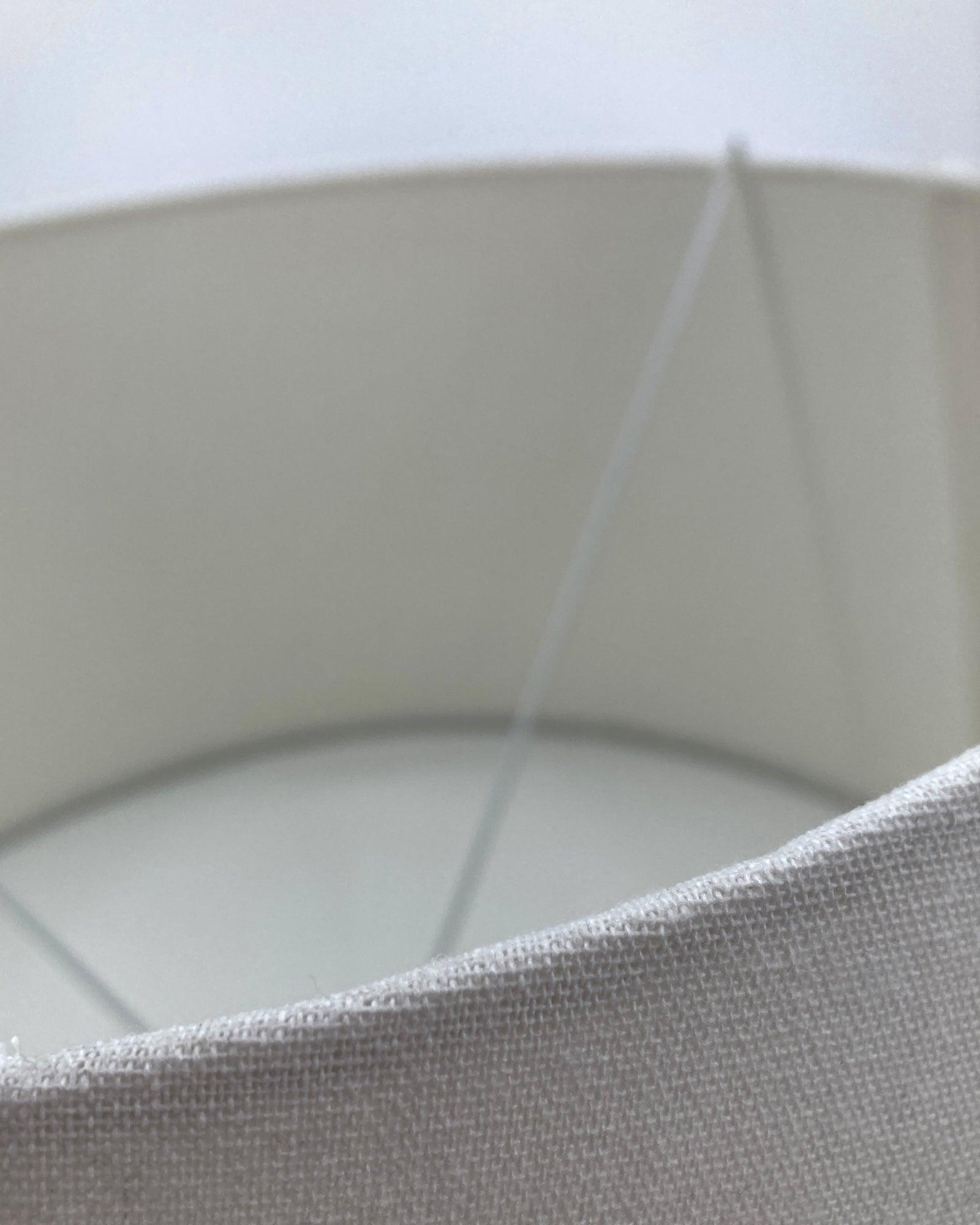 Paralume impero in tessuto White 50 cm set di 4 - OrchideaMilano1981