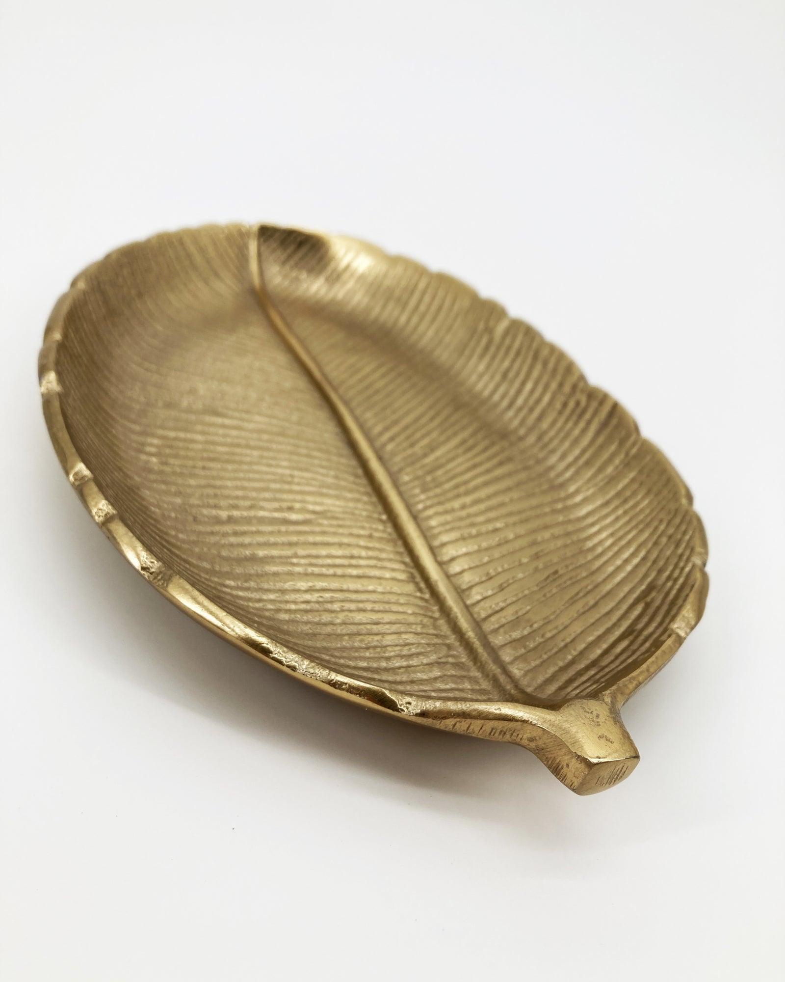 Piatti in fusione di alluminio Lotus Leaf set da 2 - OrchideaMilano1981