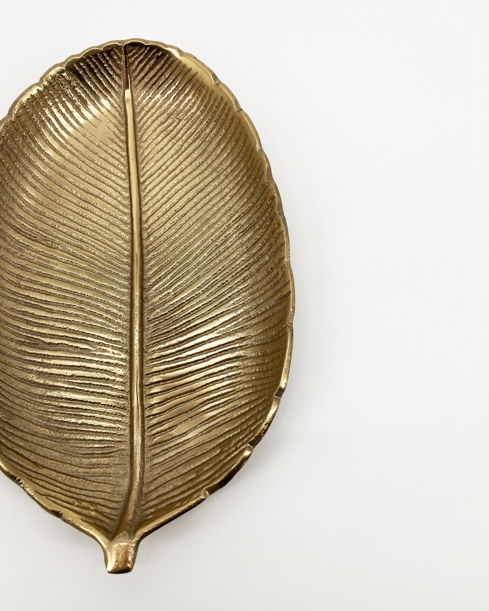 Piatti in fusione di alluminio Lotus Leaf set da 2 - OrchideaMilano1981