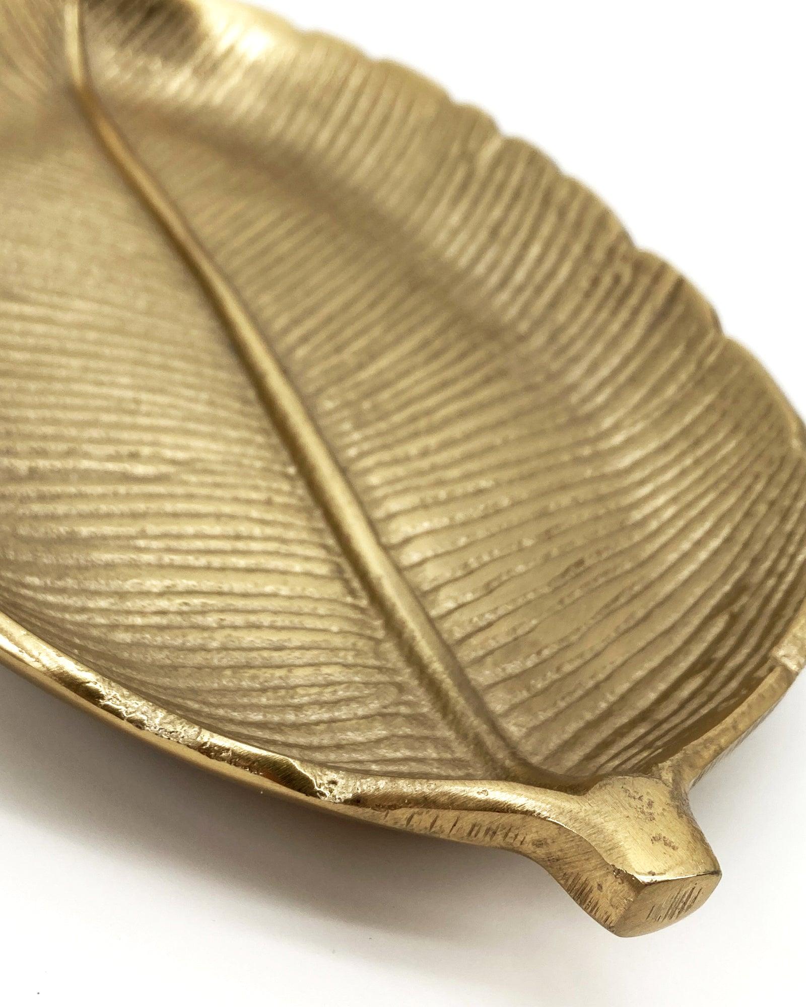 Piatti in fusione di alluminio Lotus Leaf set da 2 - OrchideaMilano1981