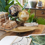 Piattone in fusione di alluminio Banana Leaf - OrchideaMilano1981