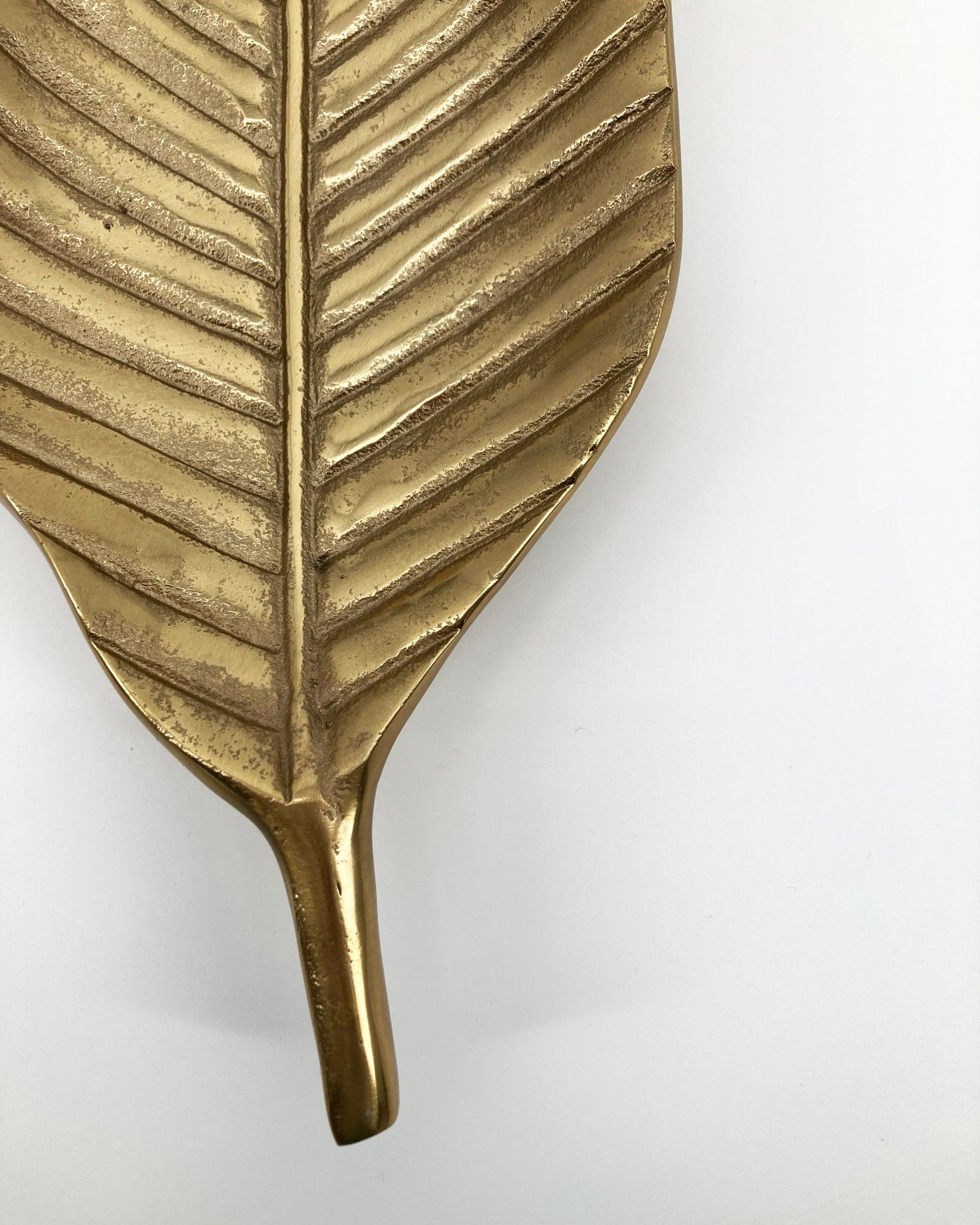 Piattone in fusione di alluminio Banana Leaf - OrchideaMilano1981