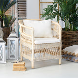 Poltrona in rattan con cuscini Barbados - OrchideaMilano1981