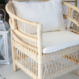 Poltrona in rattan con cuscini Barbados - OrchideaMilano1981