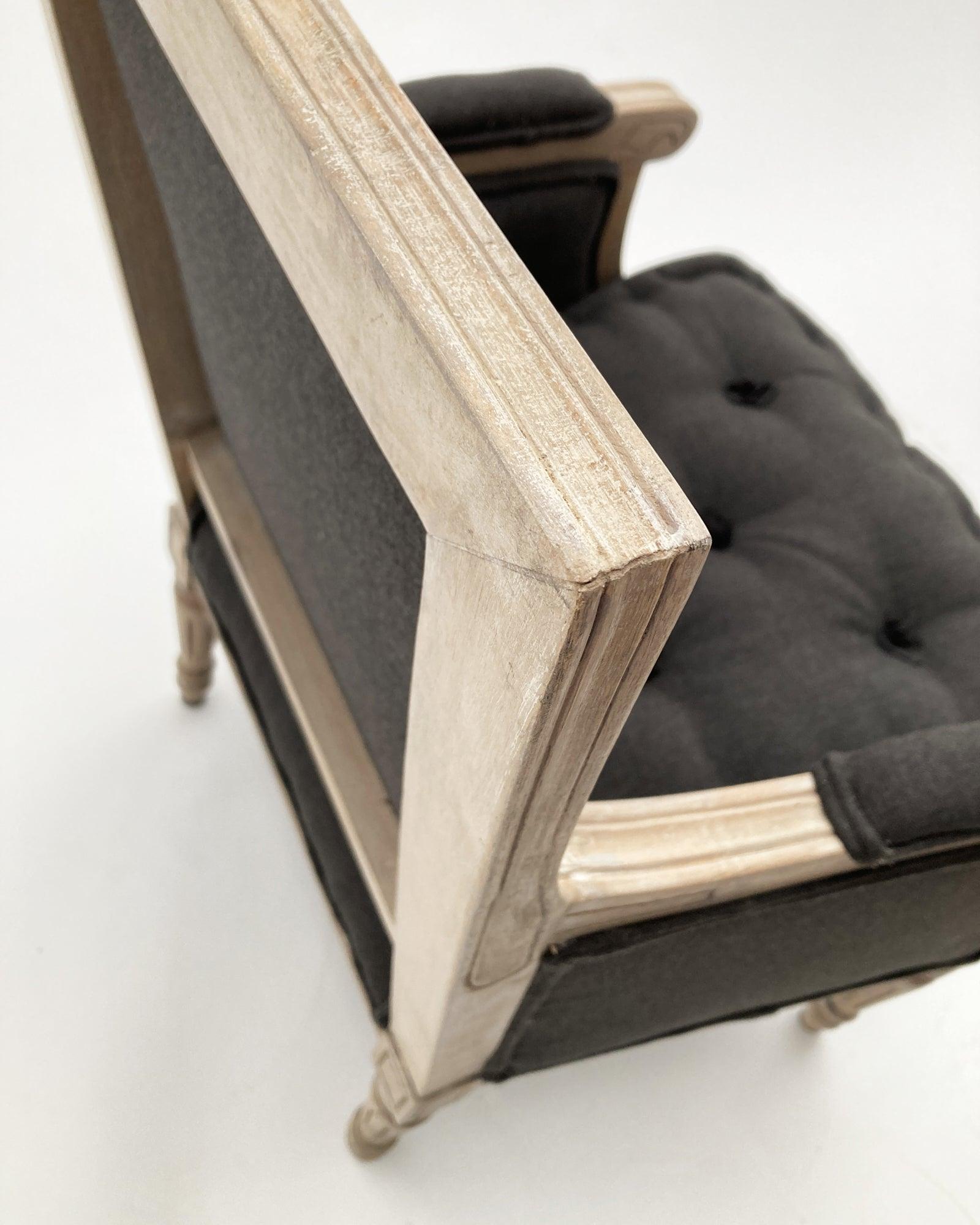 Poltrona in legno e tessuto Dark Side - OrchideaMilano1981