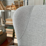 Poltrona girevole in tessuto White and Beige - OrchideaMilano1981