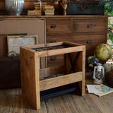 Portaombrelli in legno e ferro Country Home - OrchideaMilano1981