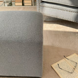 Pouf a cubo in tessuto Dark Grey - OrchideaMilano1981