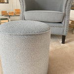 Pouf in tessuto Dark Grey - OrchideaMilano1981
