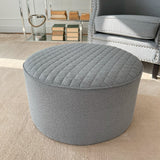 Pouf in tessuto capitonnè Dark Grey - OrchideaMilano1981