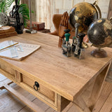 Scrittoio in legno massello East Colonial 122 cm - OrchideaMilano1981