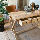 Scrittoio in legno massello East Colonial 122 cm - OrchideaMilano1981