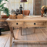 Scrittoio in legno massello East Colonial 122 cm - OrchideaMilano1981