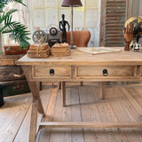 Scrittoio in legno massello East Colonial 122 cm - OrchideaMilano1981