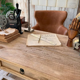 Scrittoio in legno massello East Colonial 122 cm - OrchideaMilano1981