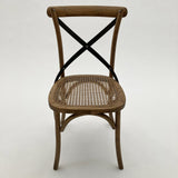 Sedia in legno e rattan Efesto - OrchideaMilano1981