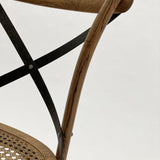 Sedia in legno e rattan Efesto - OrchideaMilano1981