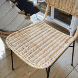 Sedia in rattan e ferro Otranto - OrchideaMilano1981