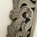 Specchiera da parete in legno Antique Grey - OrchideaMilano1981